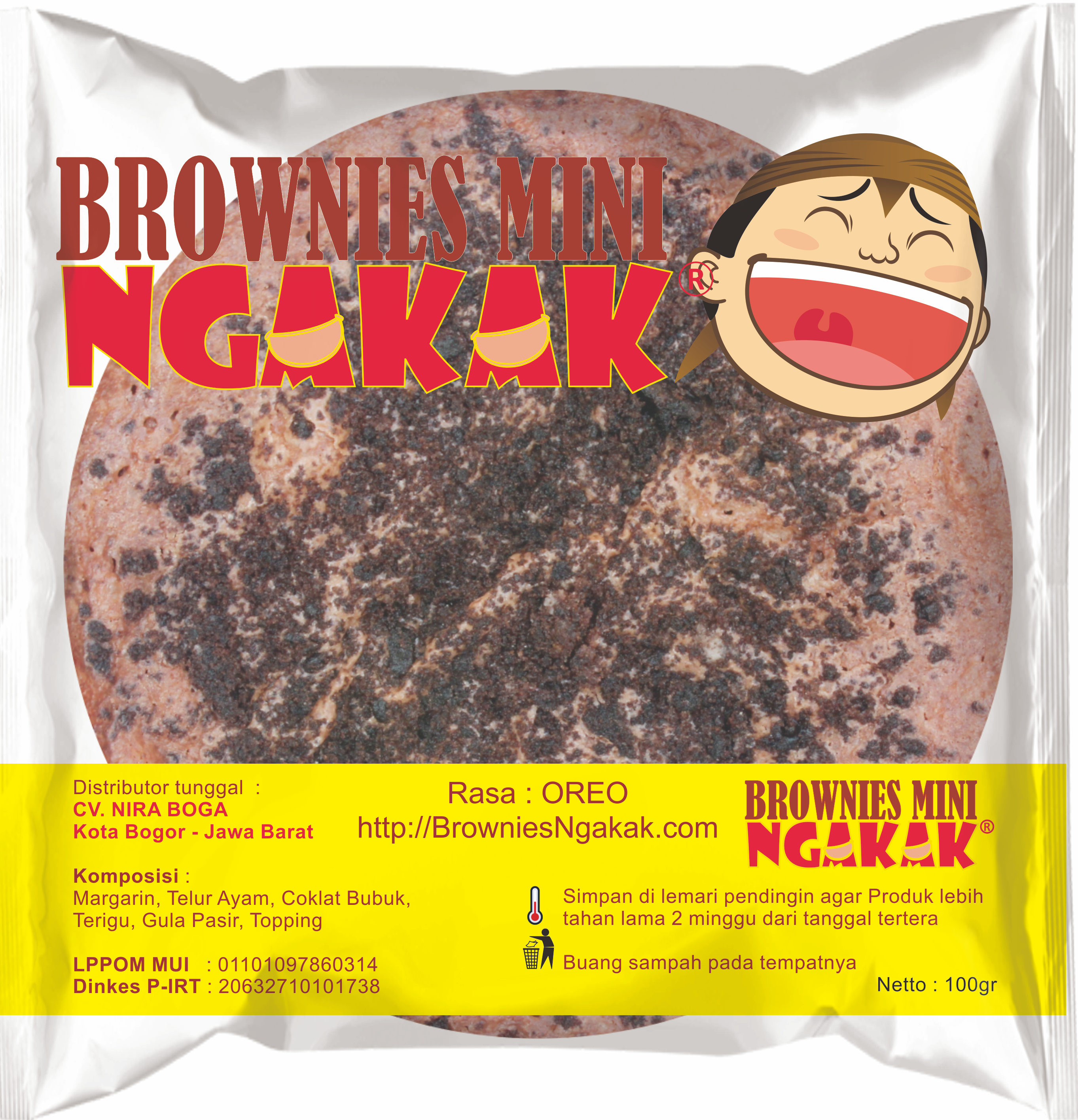 Brownies Mini - Brownies NGAKAK Brownies NGAKAK Oreo online